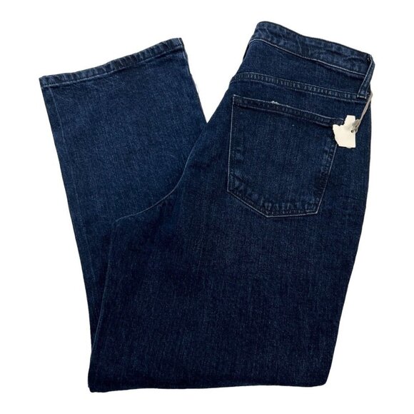 A New Day Womens 10R Bootcut High Rise Straight Hip‎ Jeans Denim Dark Wash - Picture 1 of 9